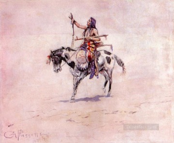 アメリカインディアン Painting - 1899年平和 チャールズ・マリオン・ラッセル アメリカ・インディアン